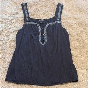 Two piece navy tank and sweater